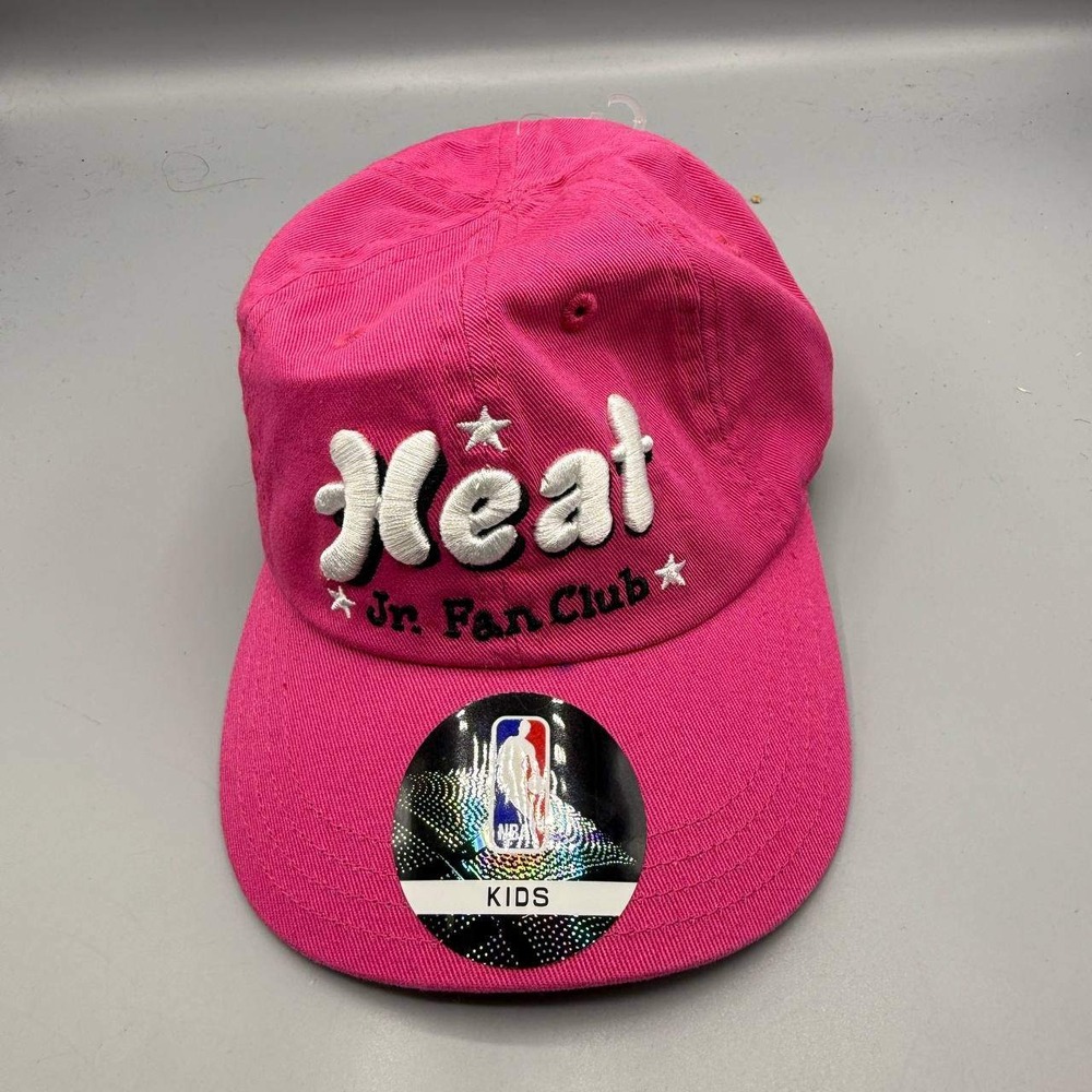 Miami Heat Hat Kids‎ Infant Pink NBA Stretch Strap Back Cap New